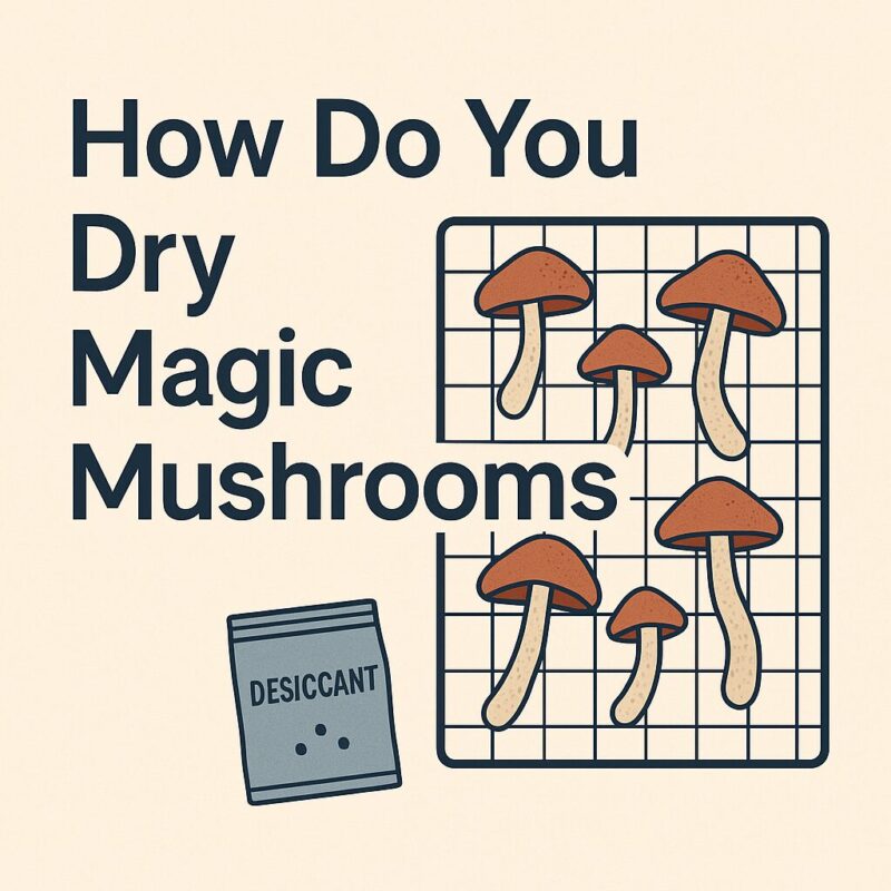HOW DO YOU DRY MAGIC MUSHROOMS
